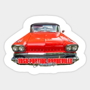 1958 Pontiac Bonneville Convertible Sticker